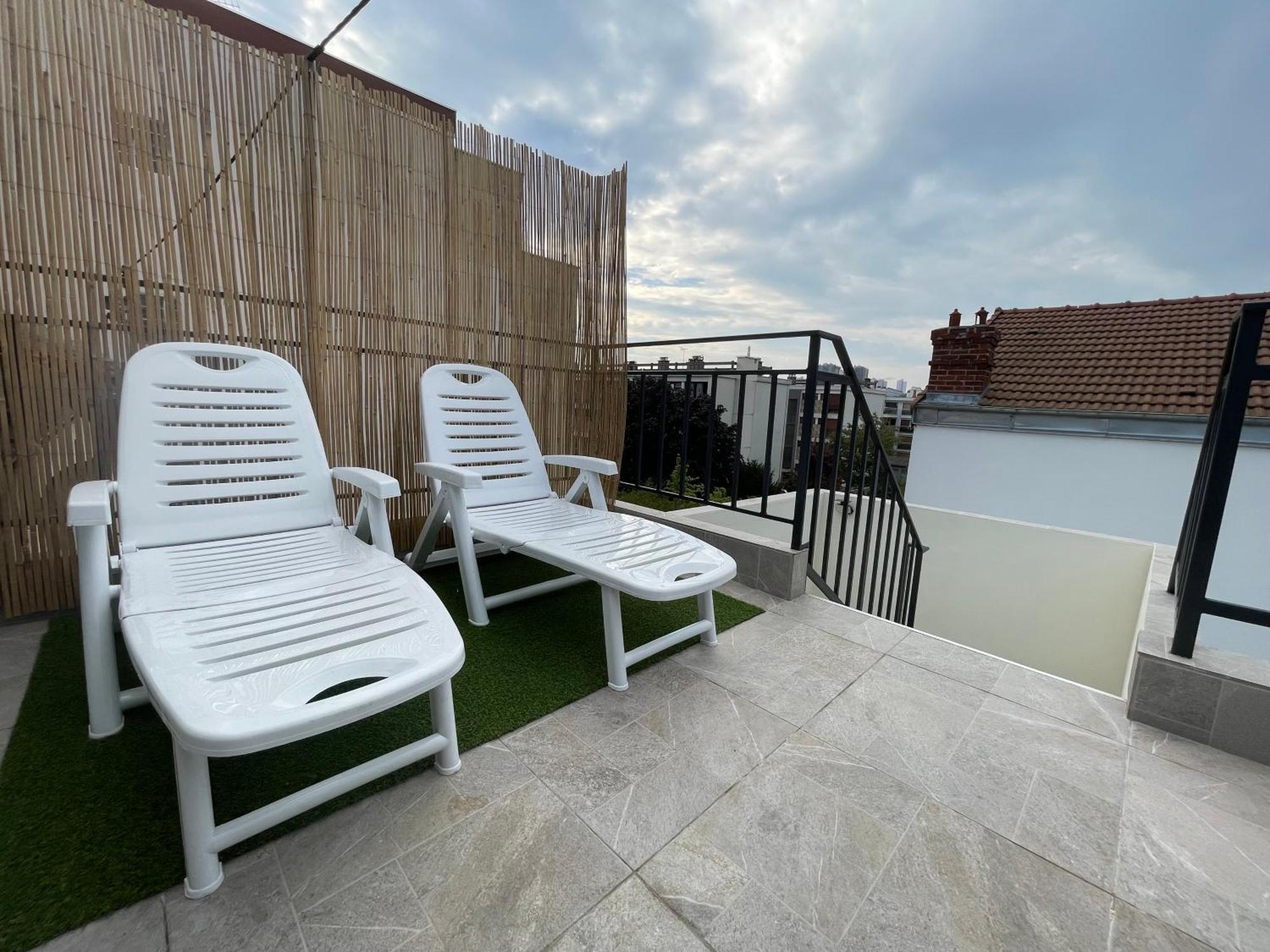 Appartement Avec Terrasse Et Ciel Etoile ! Noisy-le-Sec Esterno foto